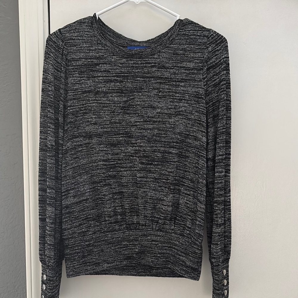 Apt. 9 Black and Gray Sweater